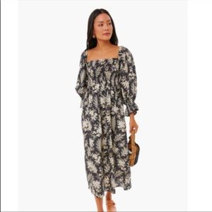 NWT Tuckernuck Ojai Vines Hemings Dress, XS